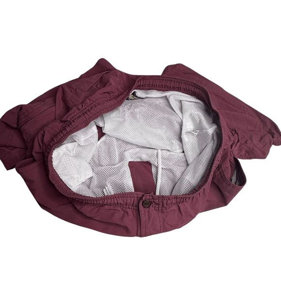 Tommy Bahama‎ Men's Elastic Waistband Mesh Lined Cargo Swim Trunks Pink Medium - Picture 7 of 10